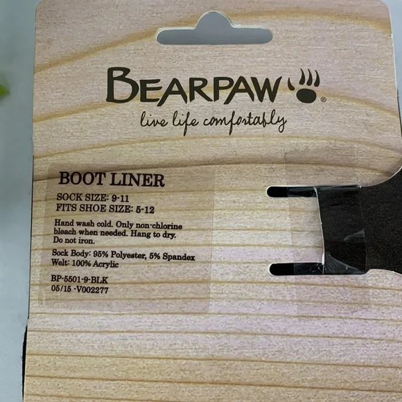 Bearpaw black boot liner - Picture 5 of 8